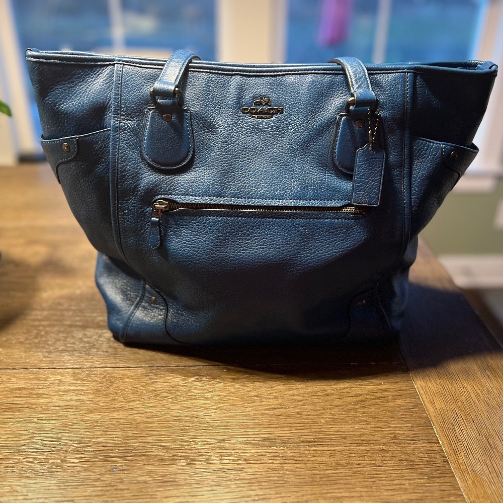 Coach- Blue Shoulder Bag